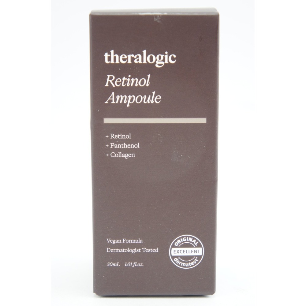 New Open Box Theralogic Retinol Ampoule 1.01 Fl Oz 30mL Exp 2029